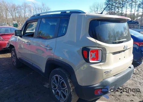 2016 Jeep Renegade Limited z USA, uszkodzony, nr VIN ZACCJBDT1GPC67646